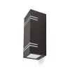 Garden lamp QUAZAR 7 2xGU10 IP44 black Kobi