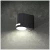 Garden wall lamp QUAZAR 8 1xGU10 IP44 black Kobi
