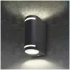 Garden wall lamp QUAZAR 9 2xGU10 IP44 black Kobi