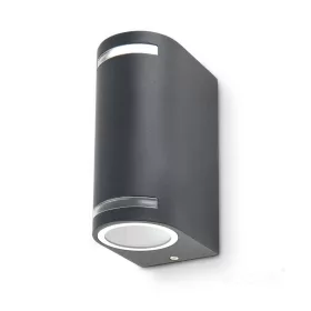 Garden wall lamp QUAZAR 9 2xGU10 IP44 grey Kobi