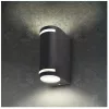 Garden wall lamp QUAZAR 9 2xGU10 IP44 grey Kobi