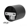 Garden lamp QUERK 2 1xGU10 IP44 black LED2B