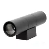 Garden wall lamp QUERK 3 2xGU10 IP44 black LED2B
