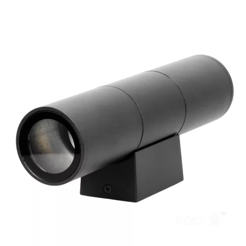 Garden wall lamp QUERK 3 2xGU10 IP44 black LED2B