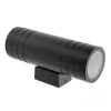 Garden wall lamp QUERK 5 2xGU10 IP54 black LED2B