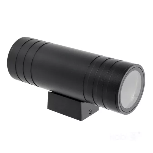 Garden wall lamp QUERK 5 2xGU10 IP54 black LED2B