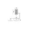 Solar garden lamp LED SWAY 6000K IP44 LED2B