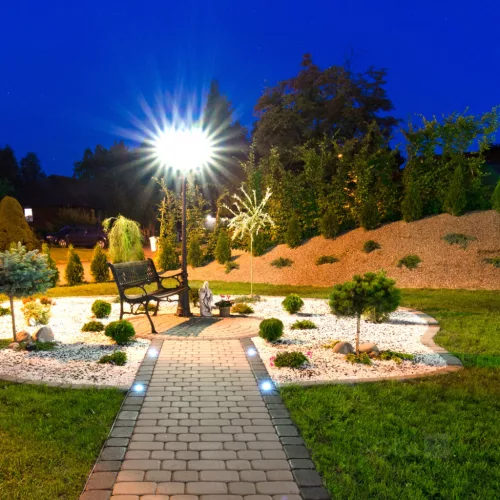 Driveway fixture ENTRADA 1 1xGU10 square Kobi