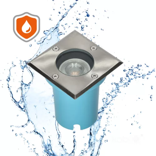 Driveway fixture ENTRADA 1 1xGU10 square Kobi
