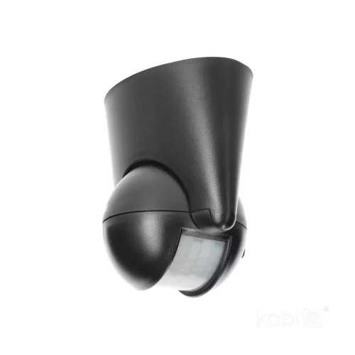 Motion sensor LX39 IP44 180° PIR black Kobi Premium