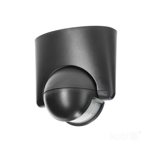 Motion sensor LX39 IP44 180° PIR black Kobi Premium