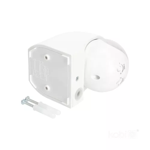 Motion sensor LX40 IP44 180° PIR white Kobi Premium