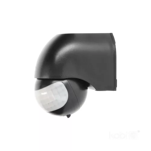 Motion sensor LX40 IP44 180° PIR black Kobi Premium