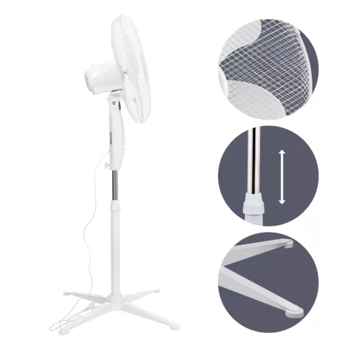 Floor fan VIENTO 45W white Kobi Windstar