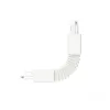 External connector for 3-circuit track FLEX white Kobi