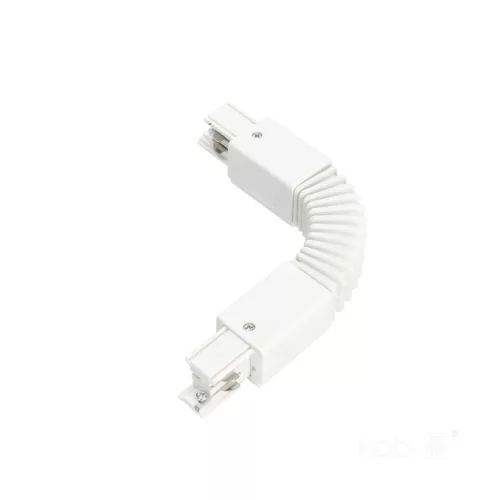 External connector for 3-circuit track FLEX white Kobi