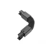 External connector for 3-circuit track FLEX black Kobi