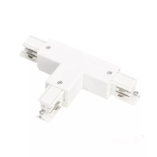 External connector for 3-circuit track T white Kobi