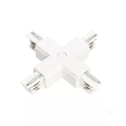 External connector for 3-circuit track X white Kobi