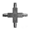 External connector for 3-circuit track X black Kobi