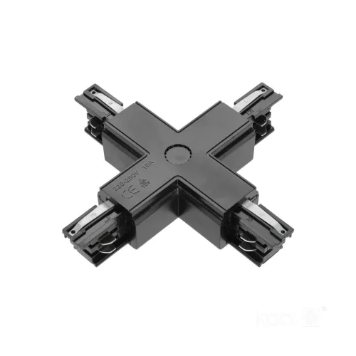 External connector for 3-circuit track X black Kobi