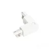 External connector for 3-circuit track L RIGHT white Kobi