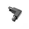 External connector for 3-circuit track L RIGHT black Kobi