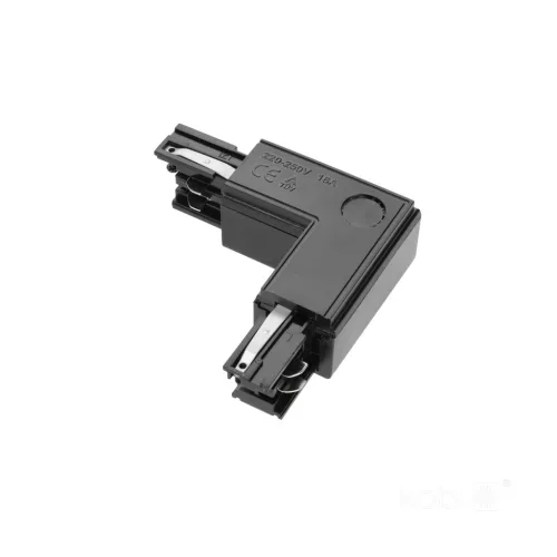 External connector for 3-circuit track L RIGHT black Kobi