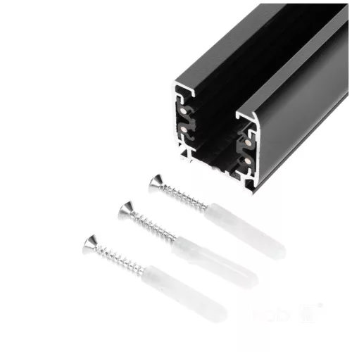 3-circuit track 2m black Kobi