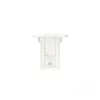 End cap for 3-circuit track white Kobi