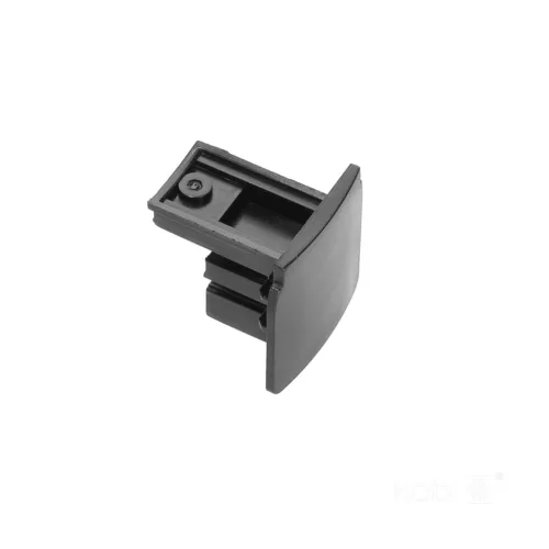 End cap for 3-circuit track black Kobi