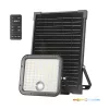 MHCS napelemes LED-reflektor, 360°, IP65, 30 W, Szabályozható színhőmérséklet, fekete