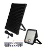 MHCS napelemes LED-reflektor, 360°, IP65, 30 W, Szabályozható színhőmérséklet, fekete