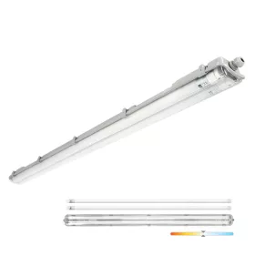Waterproof set HERMETIC G2 + 2x LED T8 18W 120cm 4000K KOBI