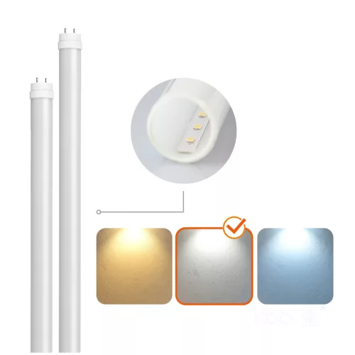 Waterproof set HERMETIC G2 + 2x LED T8 18W 120cm 4000K KOBI
