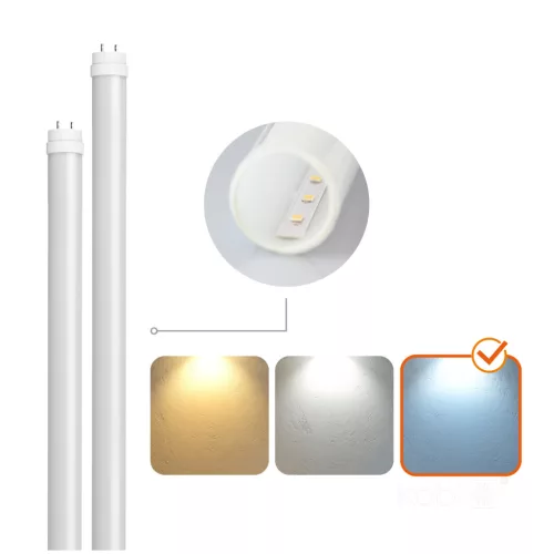 Waterproof set HERMETIC G2 + 2x LED T8 18W 120cm 6500K KOBI