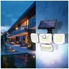 GLOW G2 napelemes LED-reflektor, IP44, 2 W, Hideg fehér, fekete