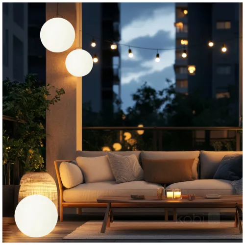 Garden lamp Solar LED GARDEN BALL 30cm 3000K+RGB Kobi Design