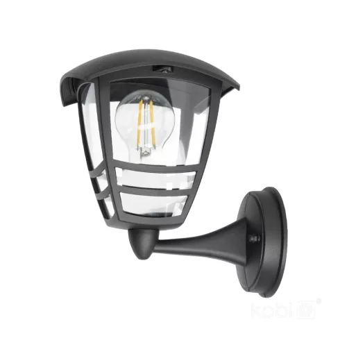 Garden wall lamp TEVIO KG 1xE27 IP54 black LED2B