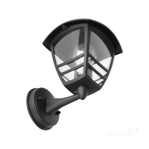 Garden wall lamp TEVIO KG 1xE27 IP54 black LED2B