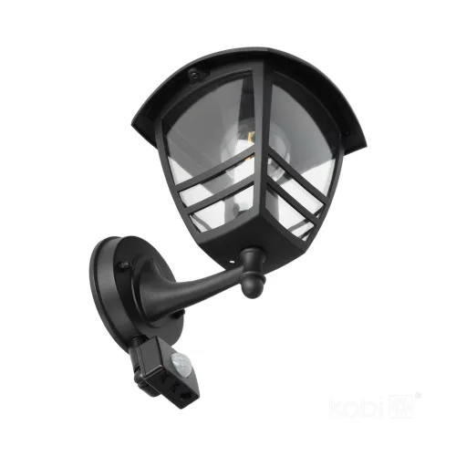 Garden wall lamp TEVIO KG 1xE27 LX IP54 black LED2B