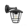 Garden wall lamp TEVIO KD 1xE27 IP54 black LED2B