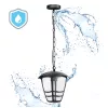 Garden hanging lamp TEVIO W 1xE27 IP54 black LED2B