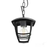 Garden hanging lamp TEVIO W 1xE27 IP54 black LED2B
