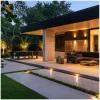 Garden wall lamp QUERK 7 2xGU10 IP54 black LED2B