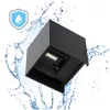 Garden wall lamp LED QUERK 2x3W 3000K IP54 black LED2B