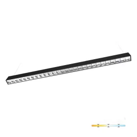   KOLINE K2 Lineáris lámpa, 30W, 60°, IP20, UGR<19, Szabályozható színhőmérséklet, fekete, 5 év, garancia