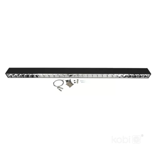 KOLINE K2 Lineáris lámpa, 30W, 60°, IP20, UGR<19, Szabályozható színhőmérséklet, fekete, 5 év, garancia