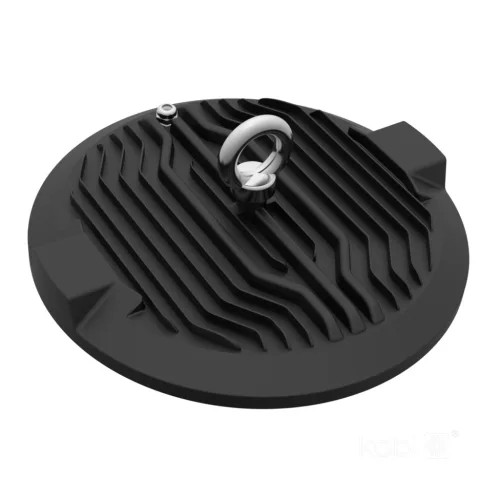 GRAZA Csarnokvilágító, 90°, IP65, IK10, 200 W, Természetes fehér, fekete