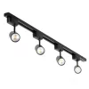 1-circuit track set NEXTRACK GO 4xGU10 1m BLACK Kobi